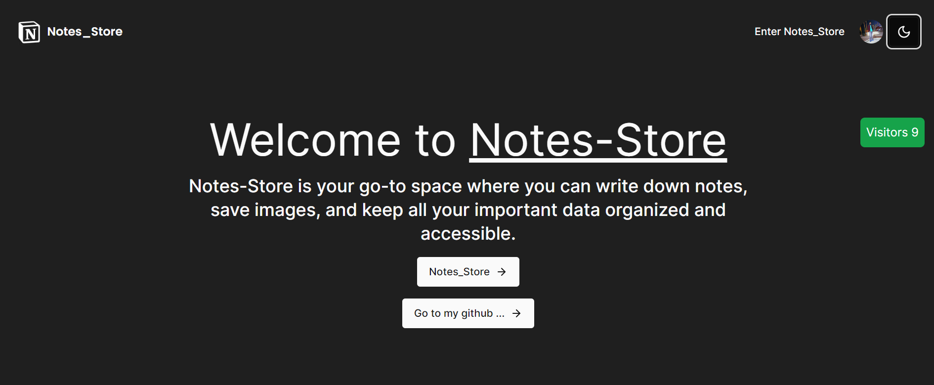 Notes Store